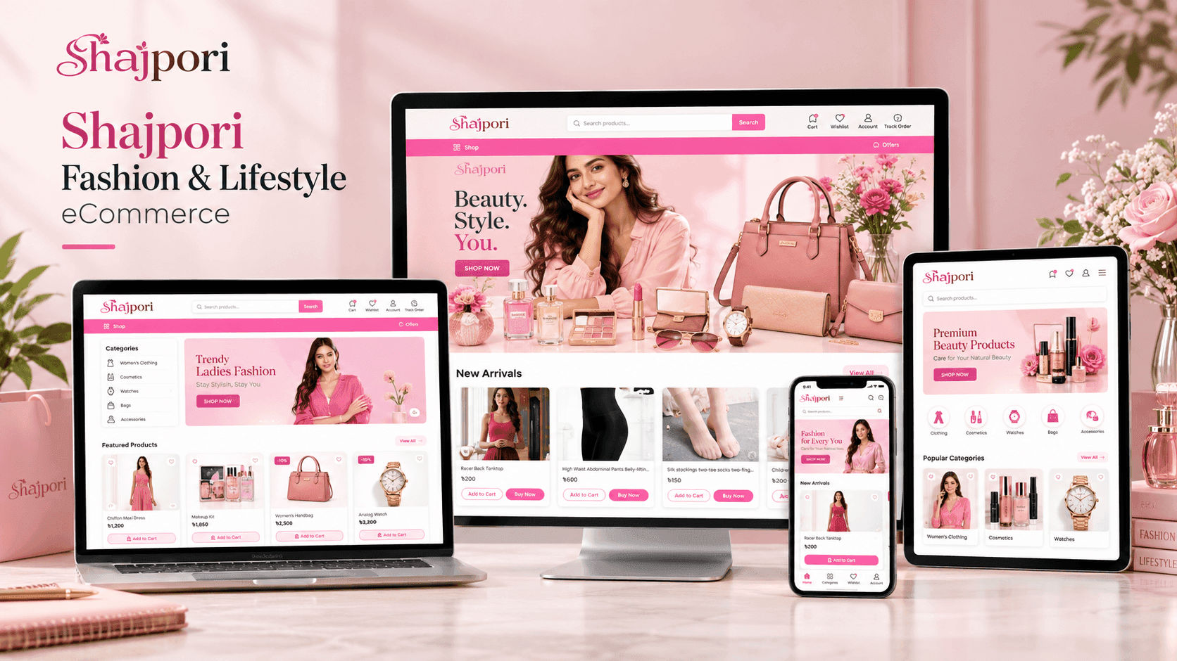 Shajpori — Custom Fashion & Lifestyle eCommerce Platform